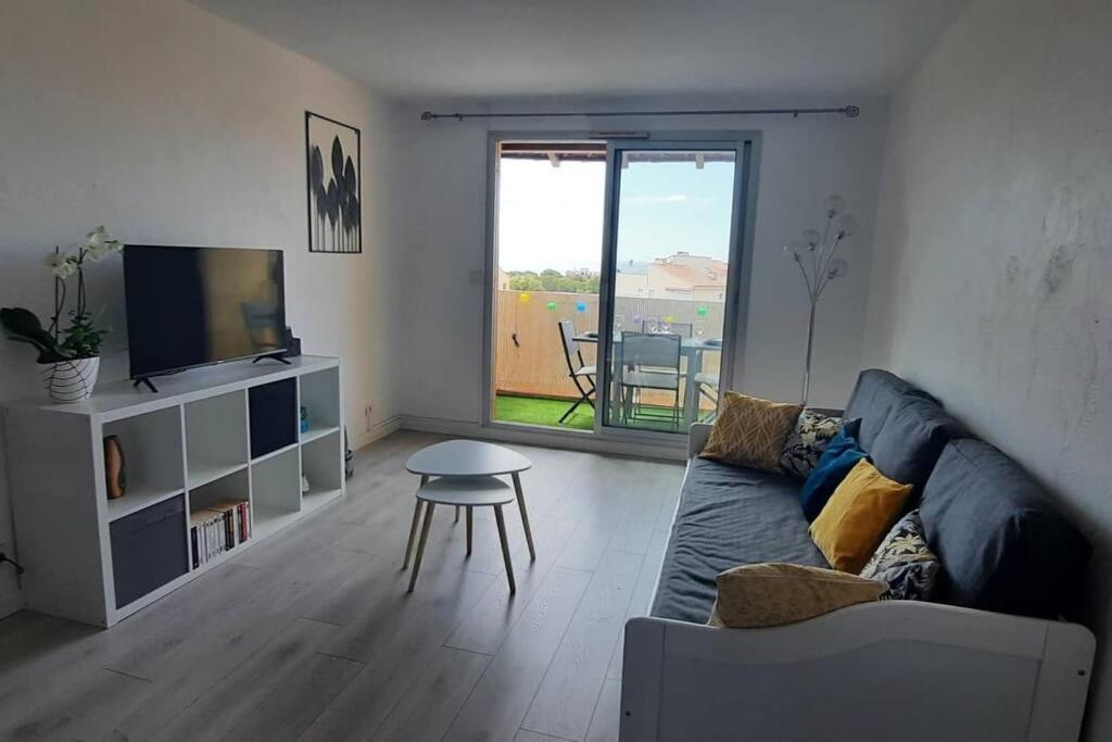 Superbe Appartement Avec Balcon Vue Mer ! 카르쿠에이란느 외부 사진